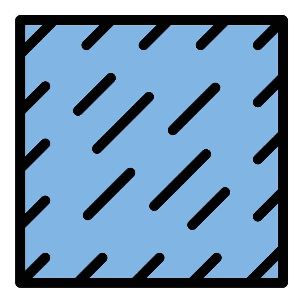 Pattern icon flat line style illustration representing design templates and textile layouts, suitable for fashion design, sewing, and crafting projects vector