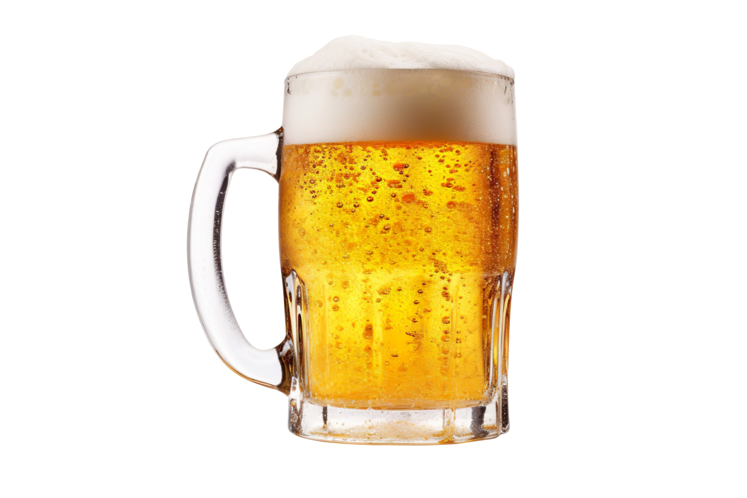 Beer mug isolated on transparent background png
