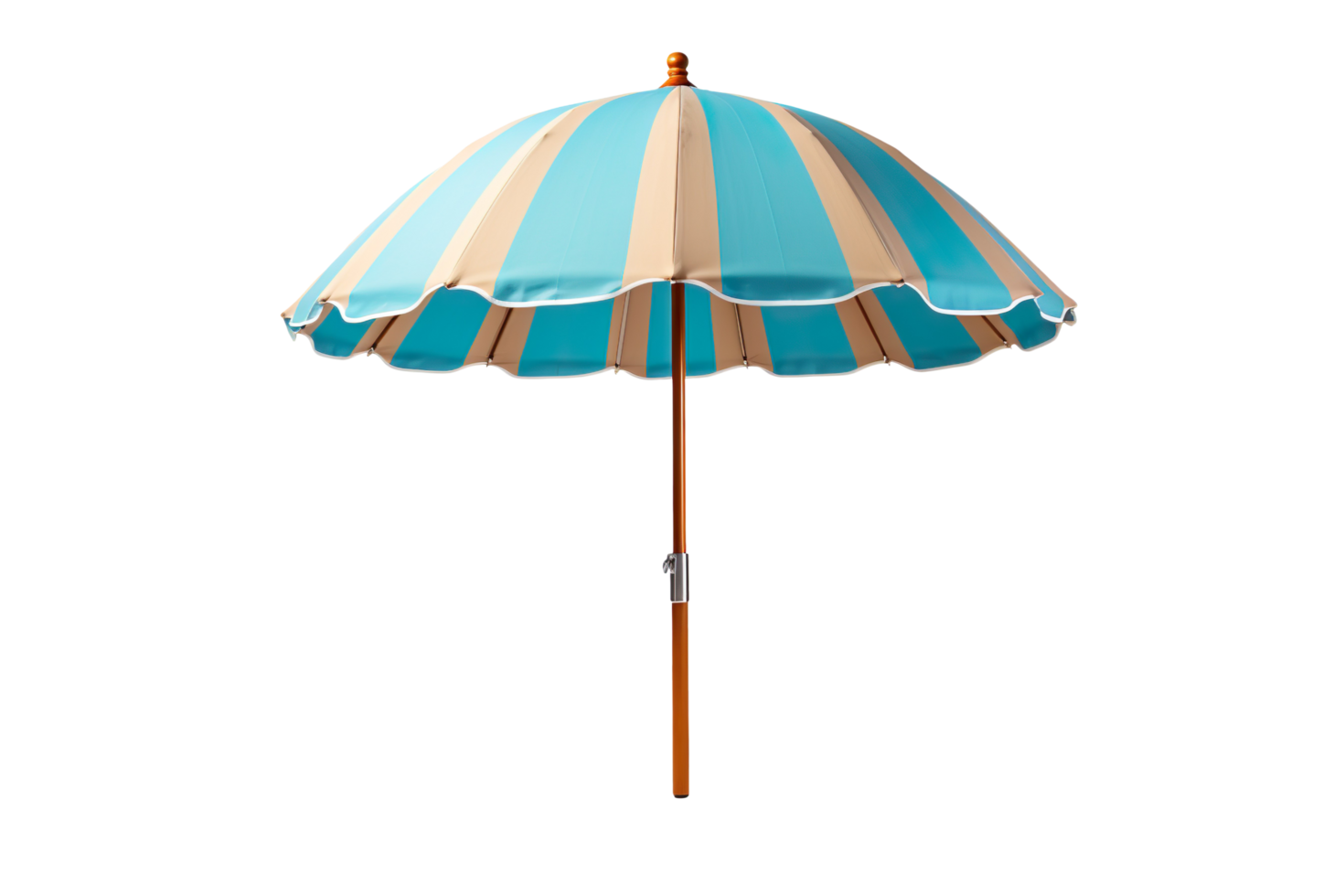 Beach Umbrella isolated on transparent background png