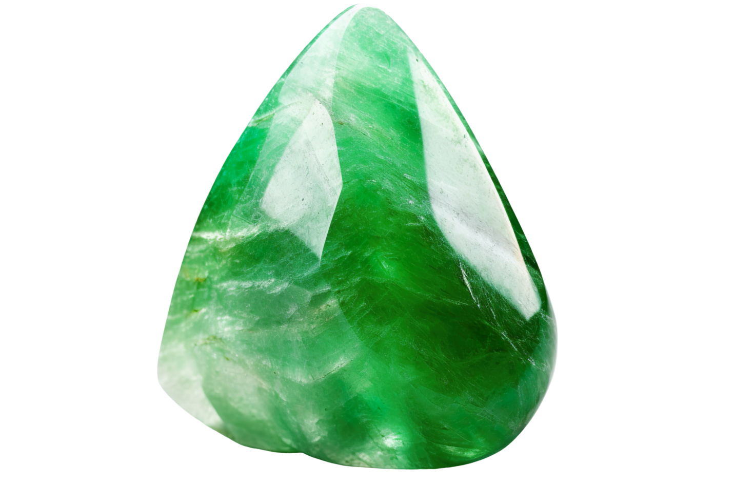Aventurine crystal isolated on transparent background png
