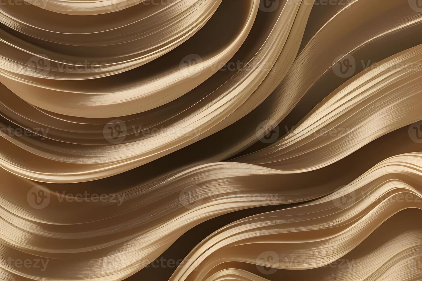 Abstract Golden Waves A Symphony of Curves and Hues photo