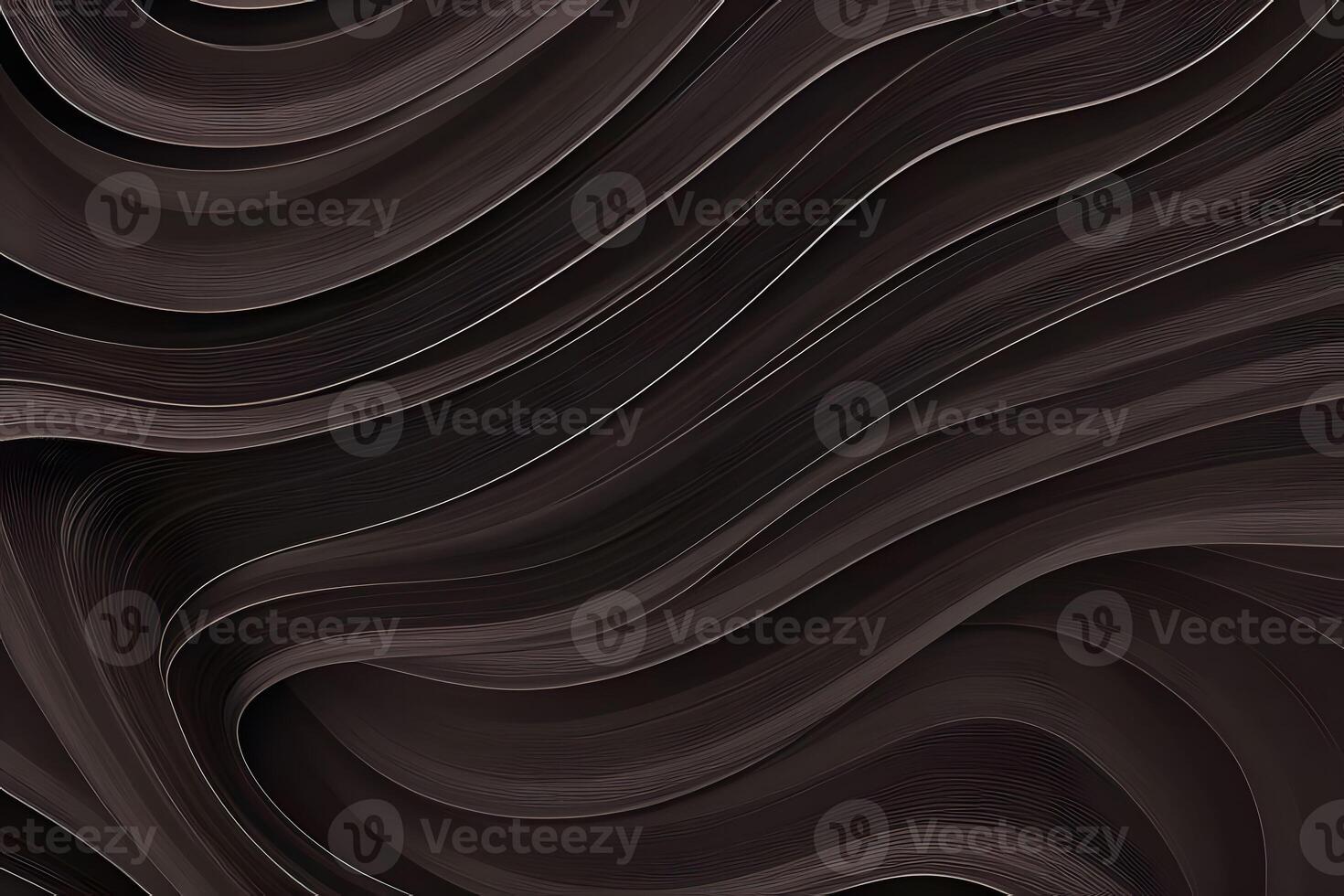 Abstract Dark Brown Wave Pattern A Seamless Texture of Curving Lines photo