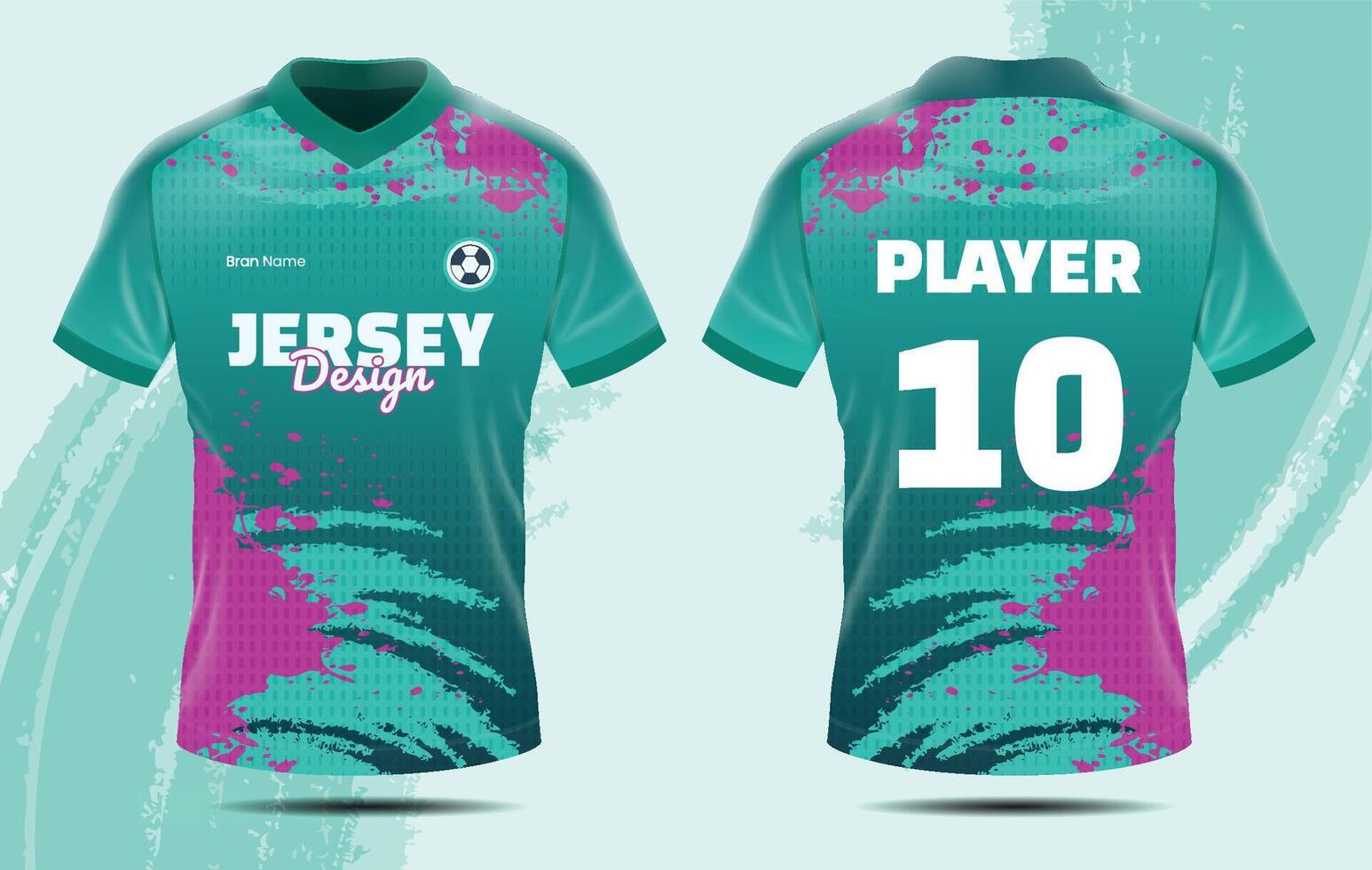 Jersey Mockup realistic vector