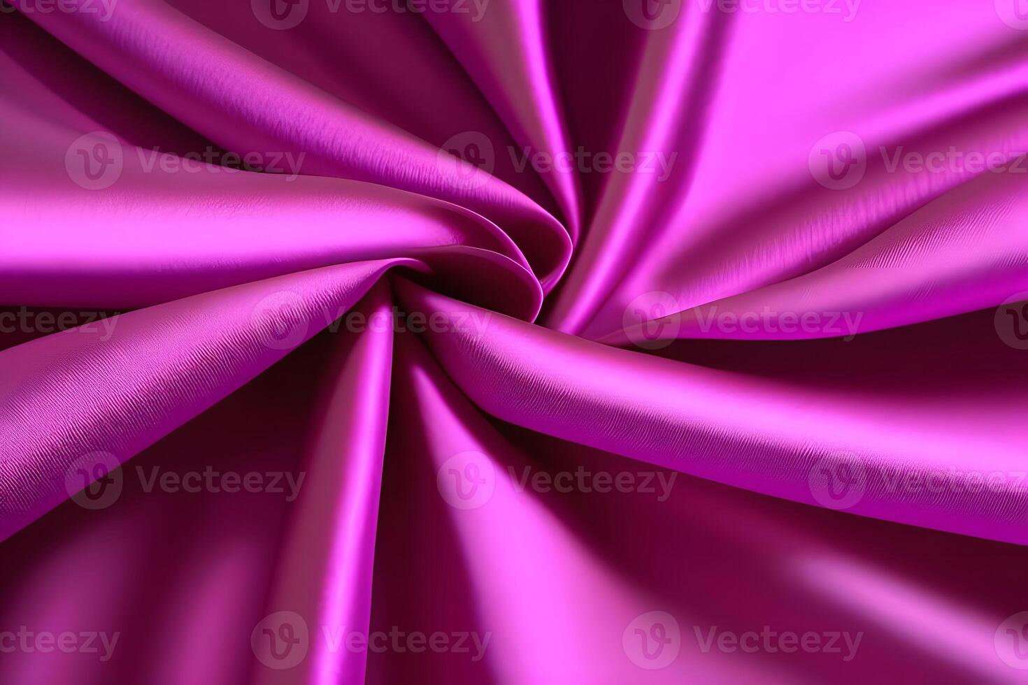 Fuchsia Silk Fabric Draped Swirls A Luxurious Texture photo
