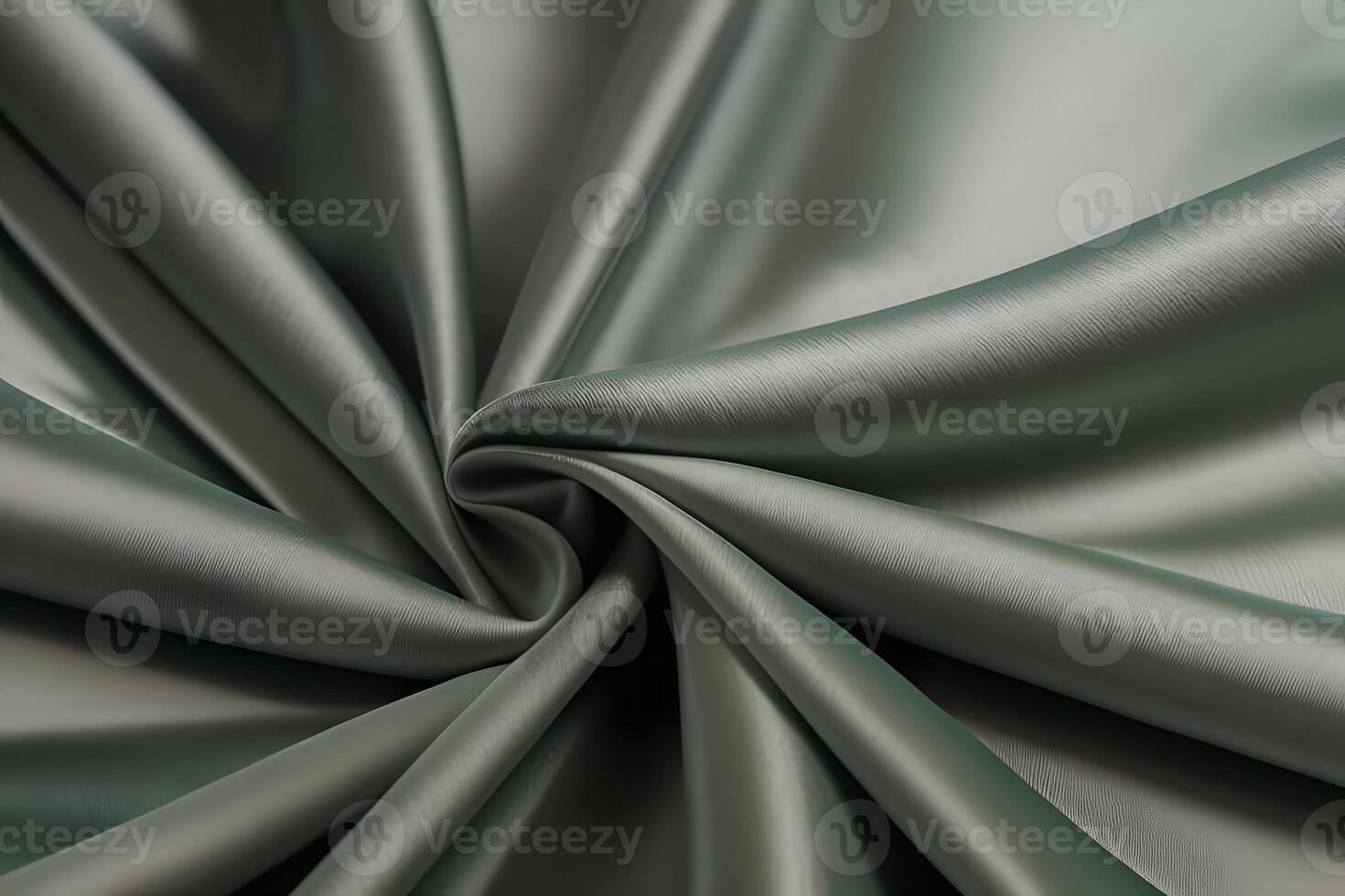 Elegant Sage Green Fabric Drape Luxurious Texture and Smooth Surface photo