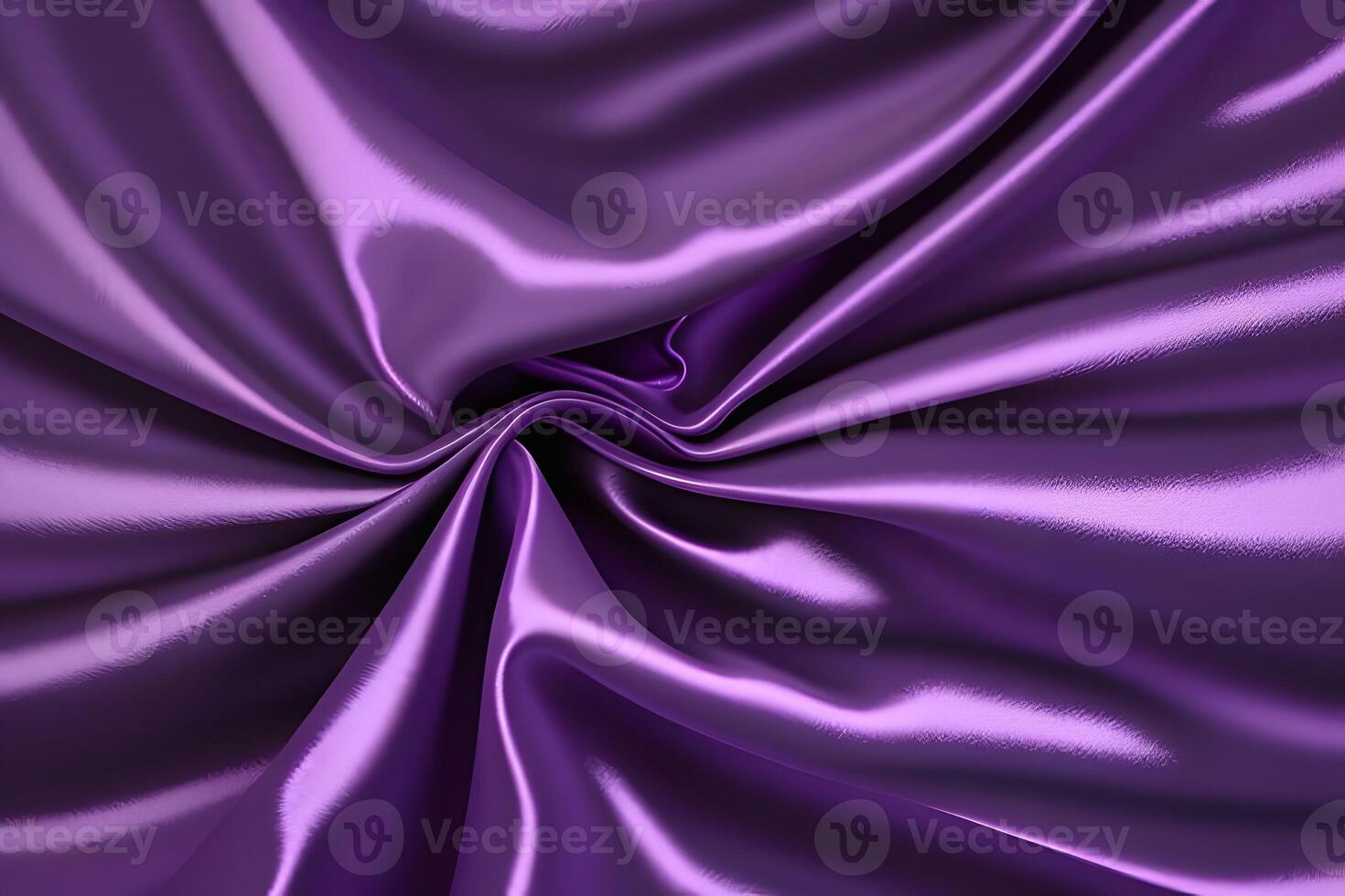 Luxurious Purple Satin Drape A Textured Symphony of Rich Color and Elegant Fabric photo
