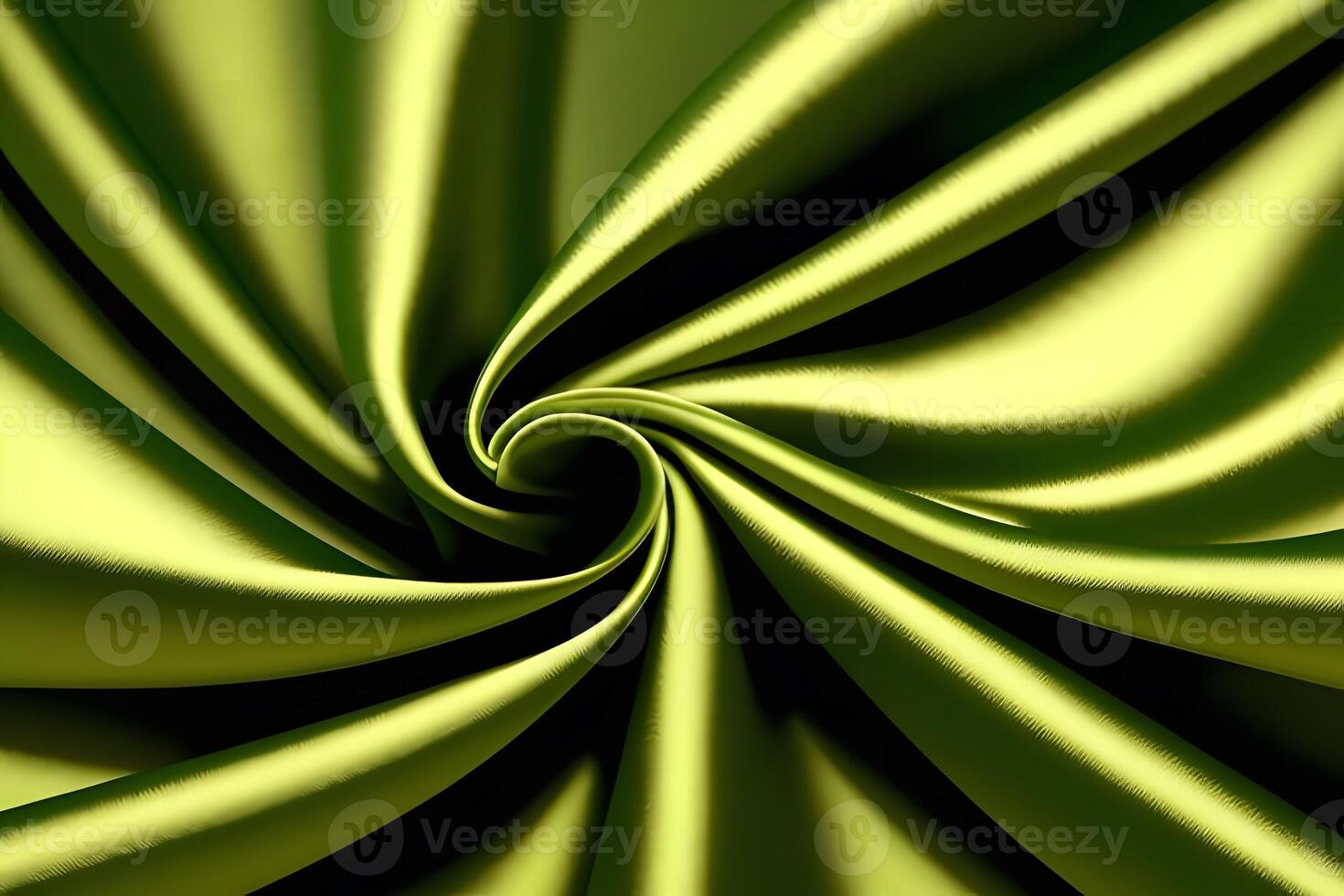 Abstract Green Silk Swirl Luxurious Texture and Elegant Design photo