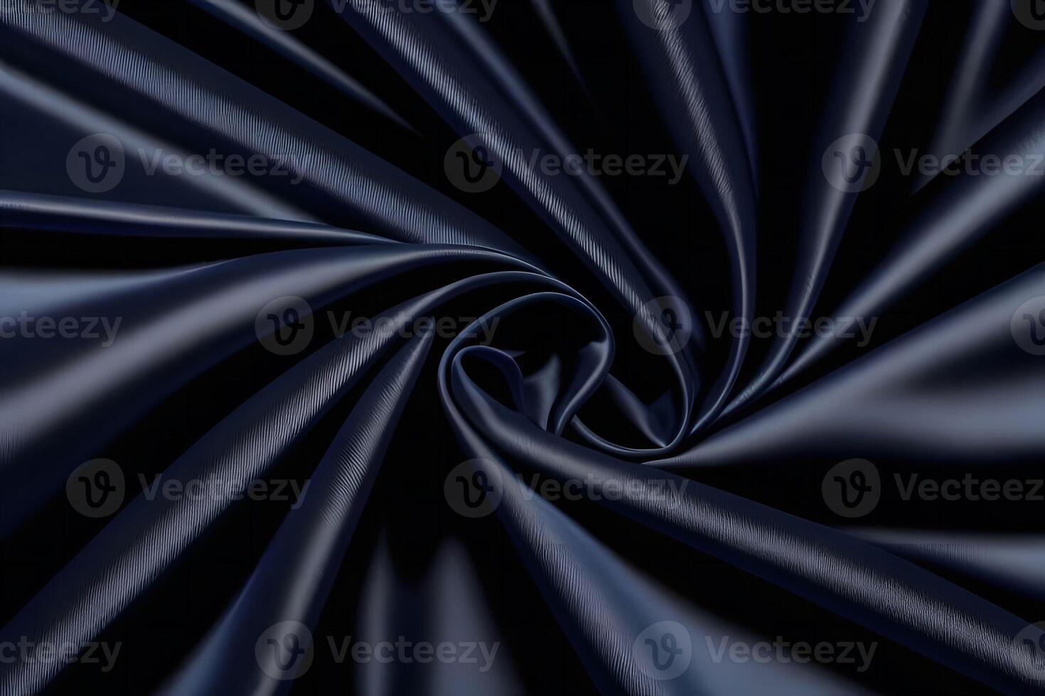 Midnight Blue Silk Swirl Luxurious Texture and Elegant Drape photo