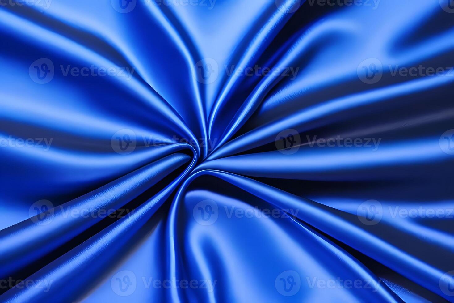 Royal Blue Satin Drapery A Luxurious Textural Abstract photo
