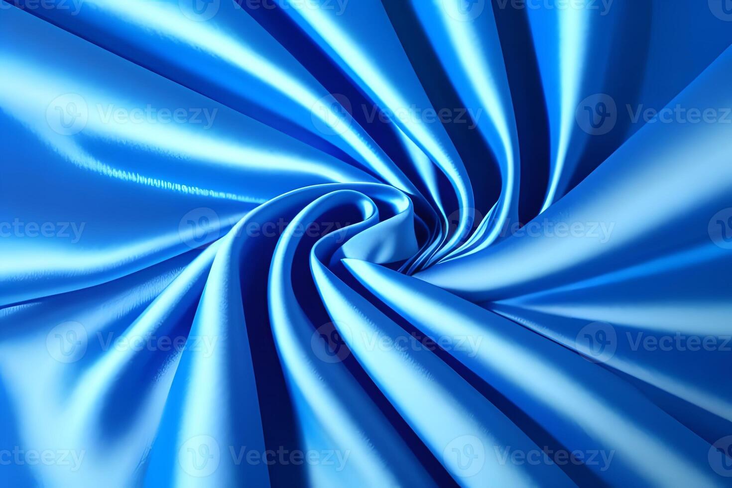 Stunning Azure Silk Swirls A Symphony of Blue Fabric Texture photo
