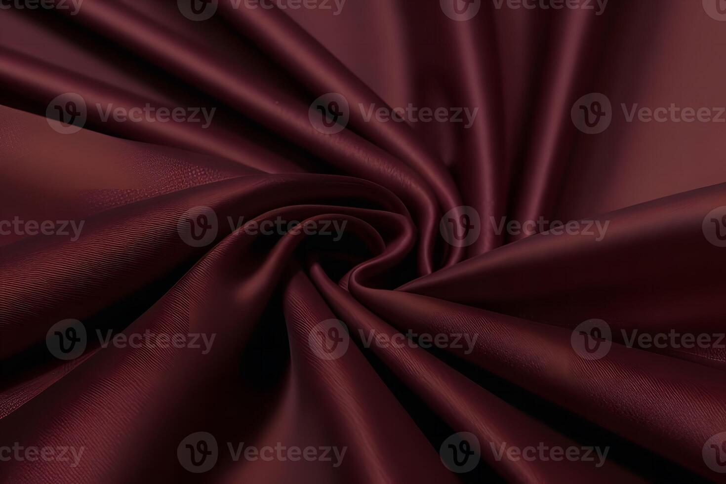 Elegant Maroon Fabric Texture A Close-Up View of Rich, Smooth Satin Drape photo