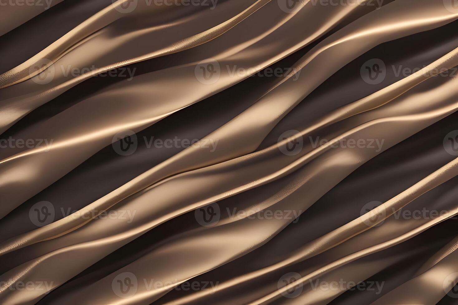 Abstract Brown and Gold Draped Fabric Texture photo