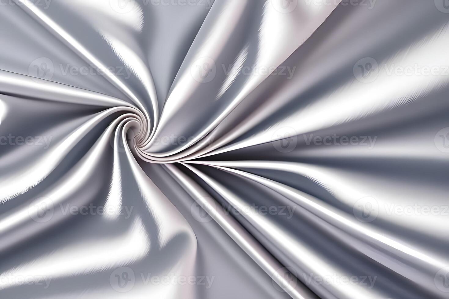 Silver Swirl Abstract Silver Fabric Texture photo