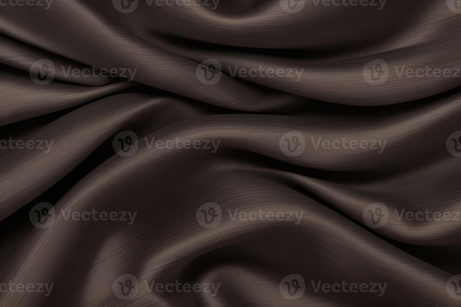 Dark Brown Silk Drapes Luxurious Texture and Elegant Flow photo