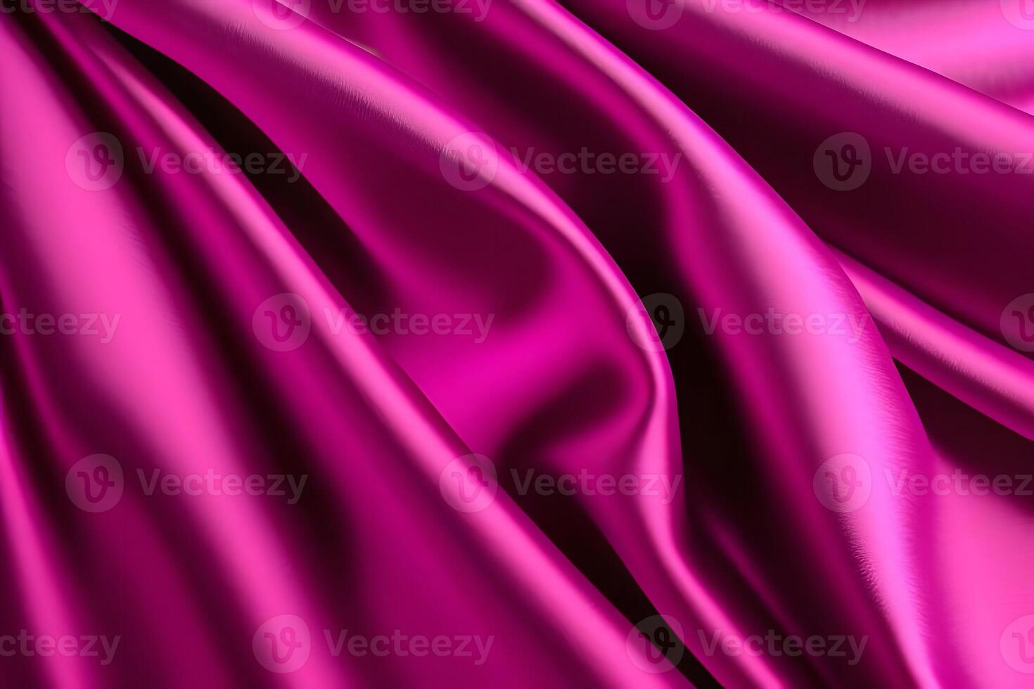 Abstract Draped Pink Silk Fabric Texture Background photo
