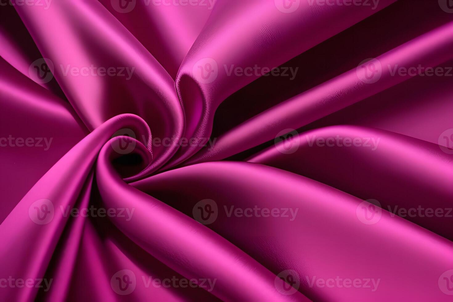 Abstract Swirls of Fuchsia Silk Fabric A Luxurious Texture photo