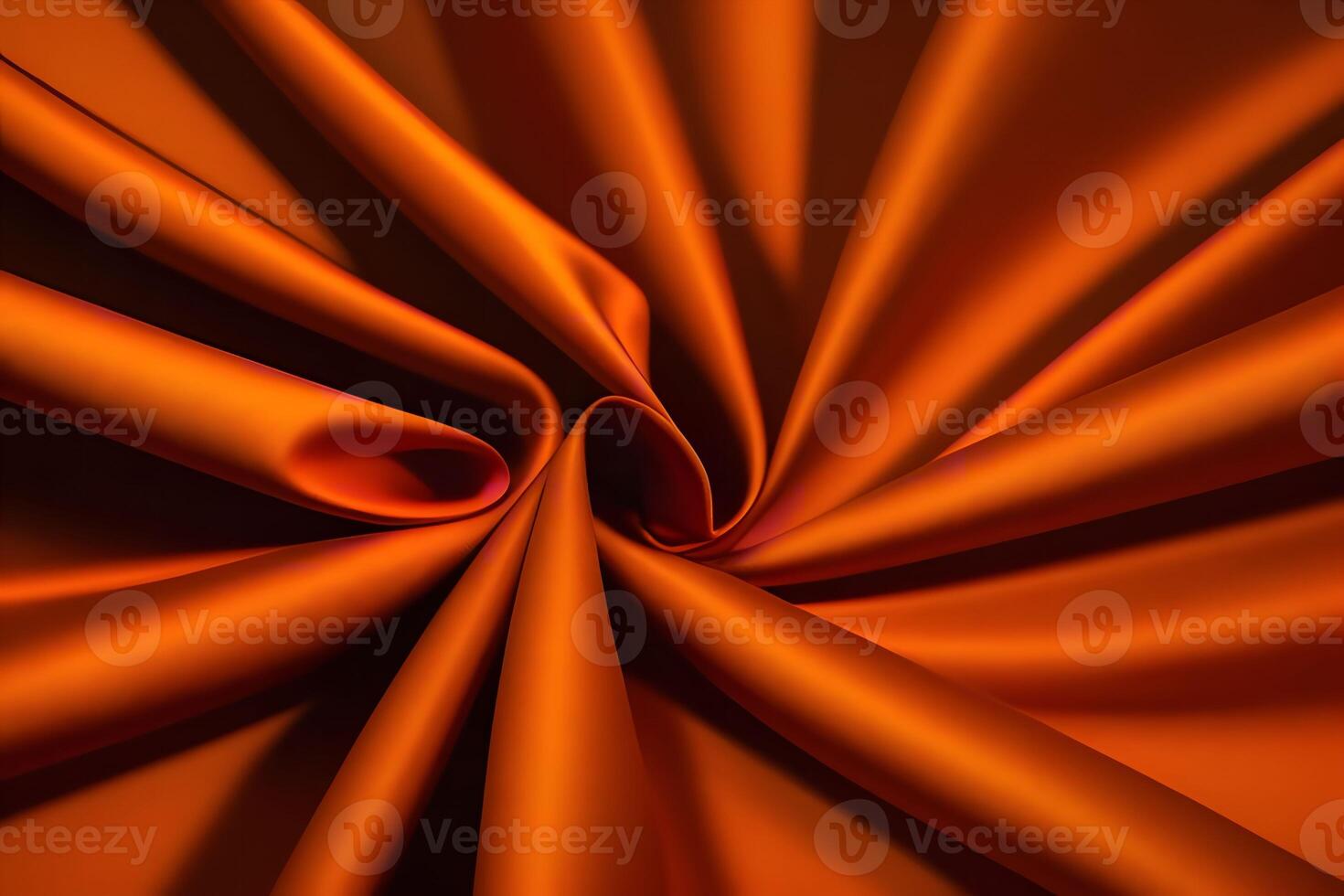 Abstract Orange Silk Swirl Luxurious Texture and Smooth Drape photo