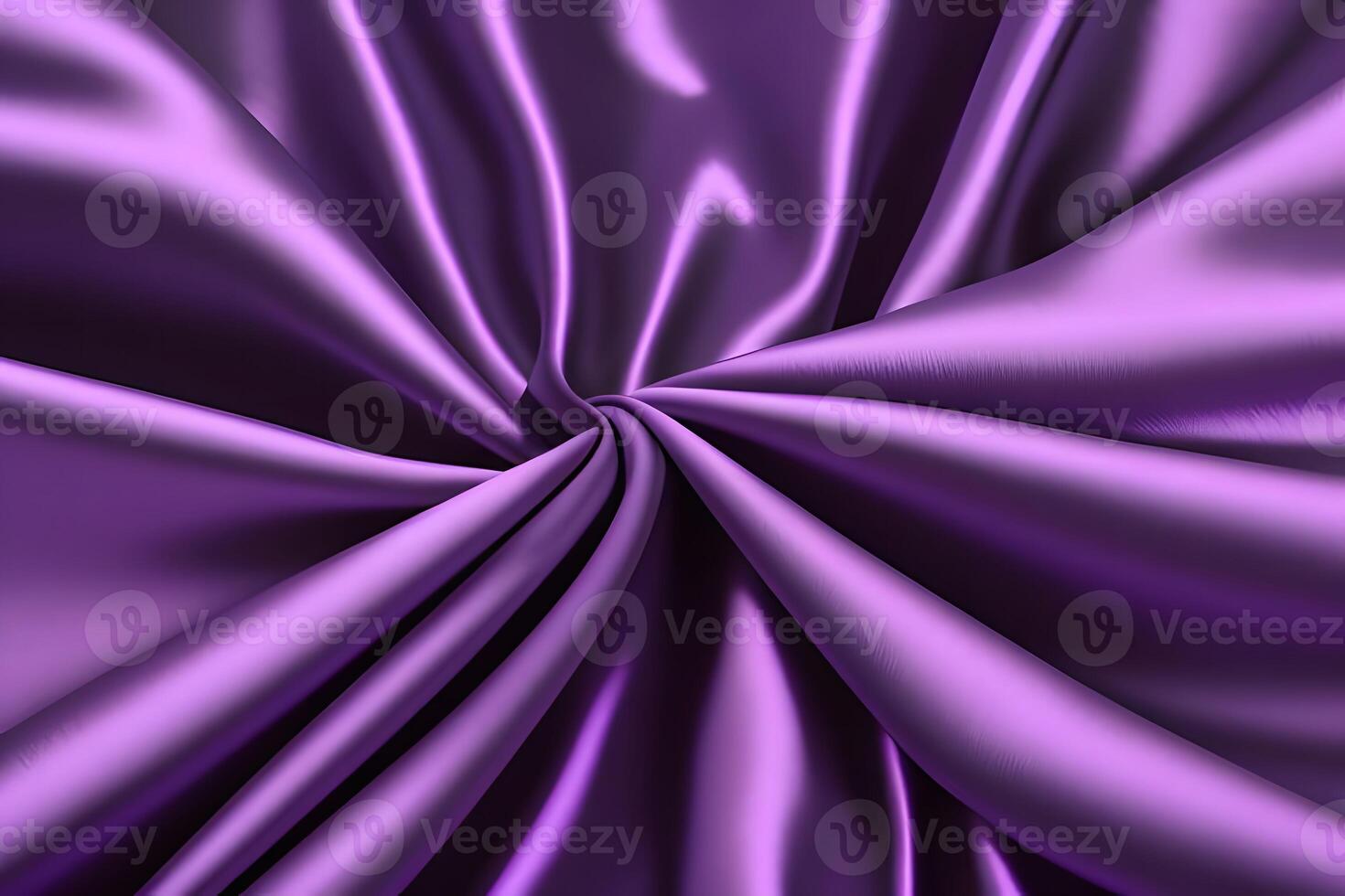Abstract Purple Silk Fabric Swirl Luxurious Texture and Elegant Drape photo