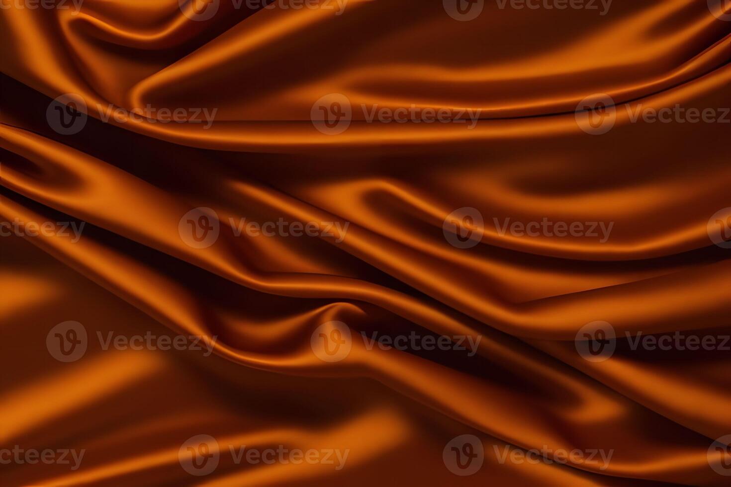 Luxurious Copper Satin Drape A Textured Abstract photo