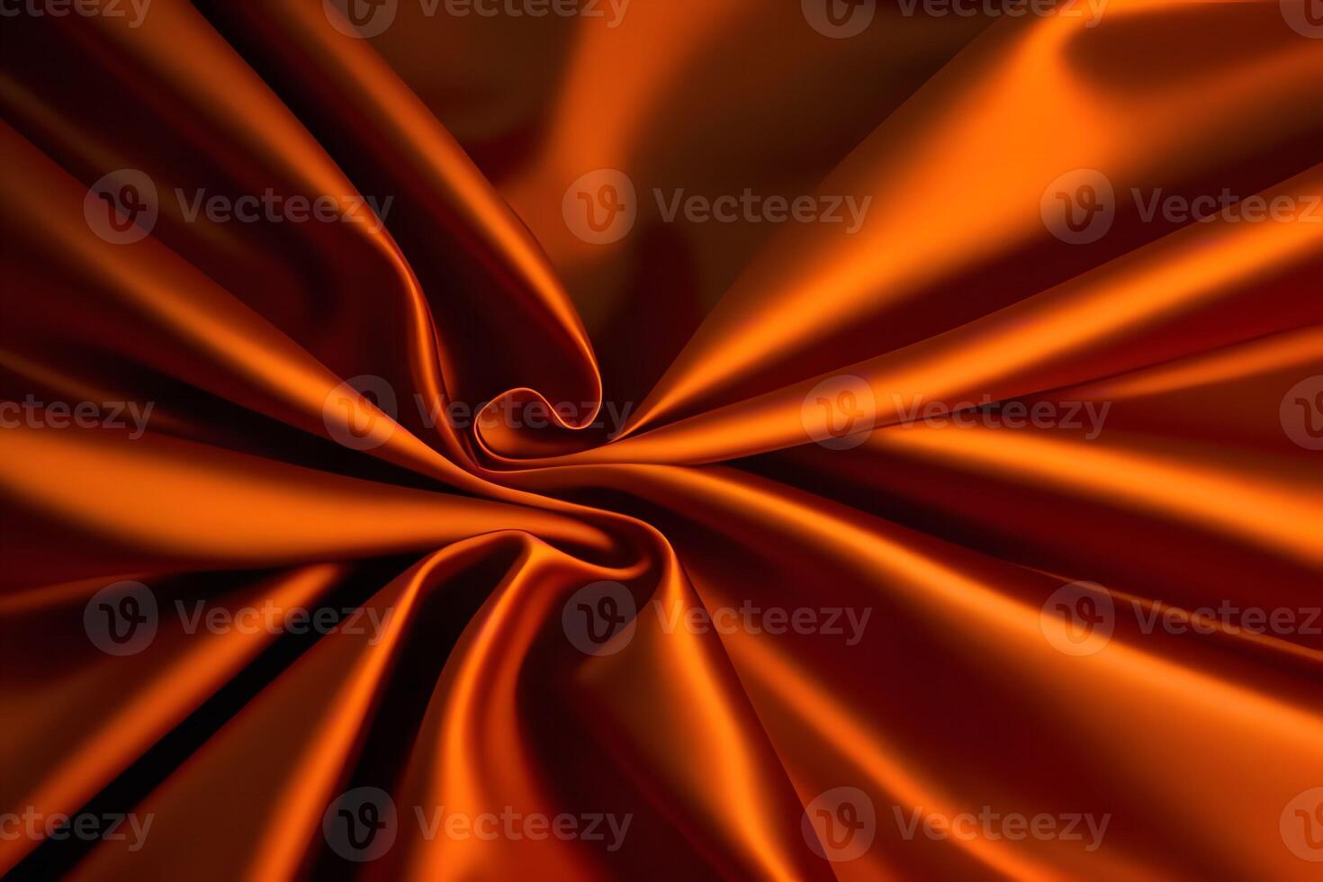 Abstract Luxurious Orange Satin Drape A Textured Masterpiece photo