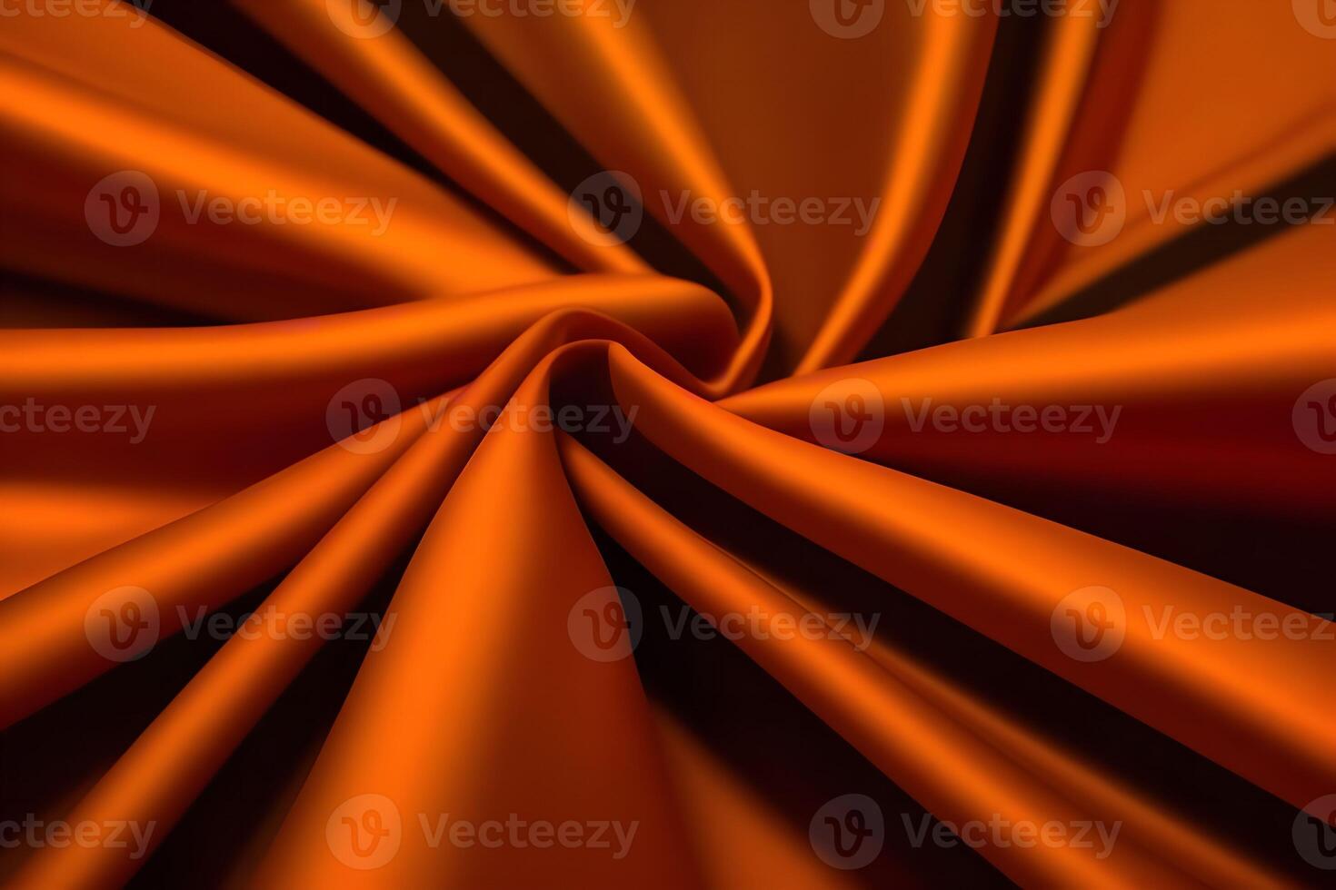 Abstract Orange Satin Fabric Texture A Luxurious and Elegant Drape photo