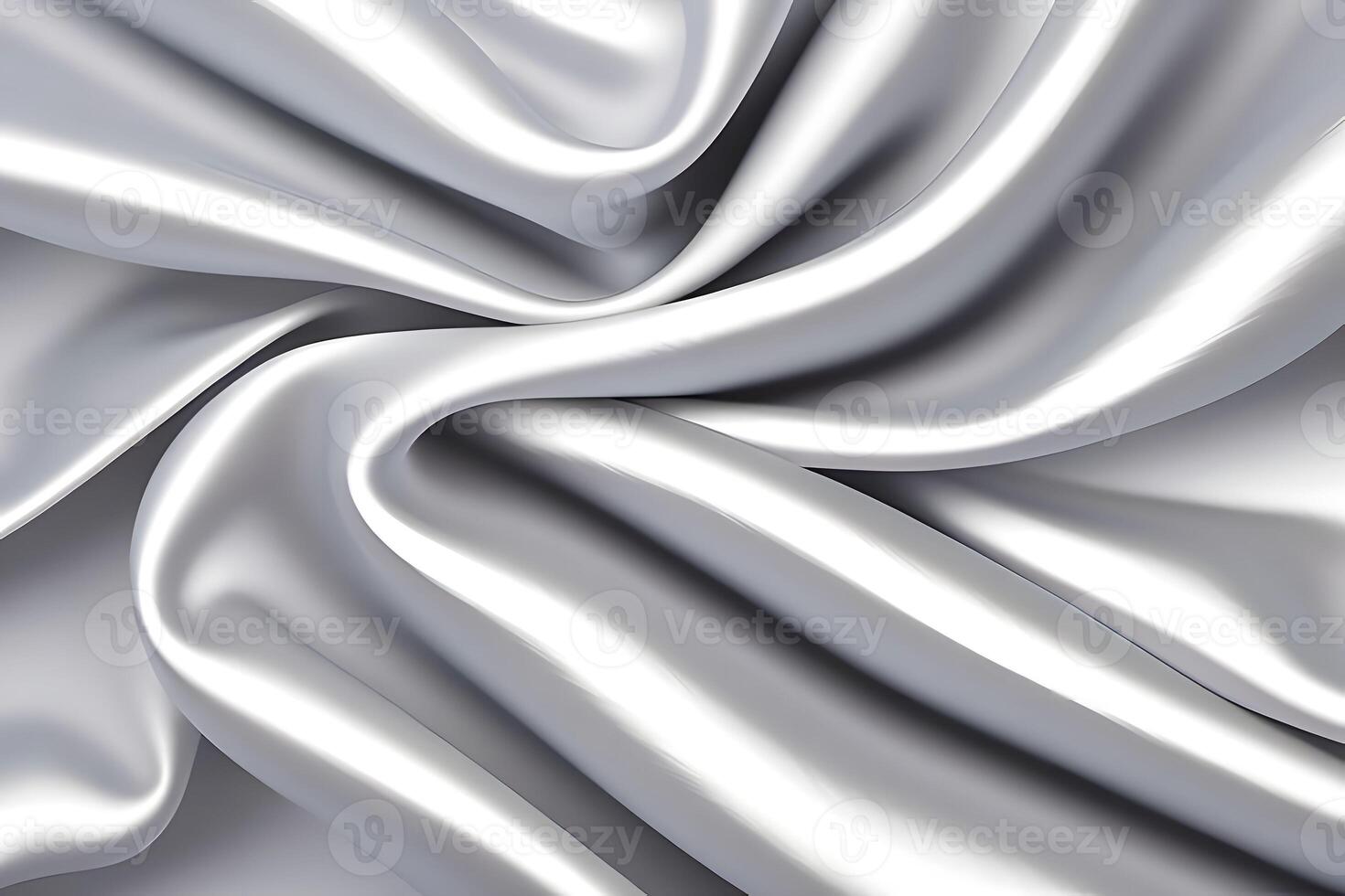 Silver Drapery Elegant Fabric Texture photo