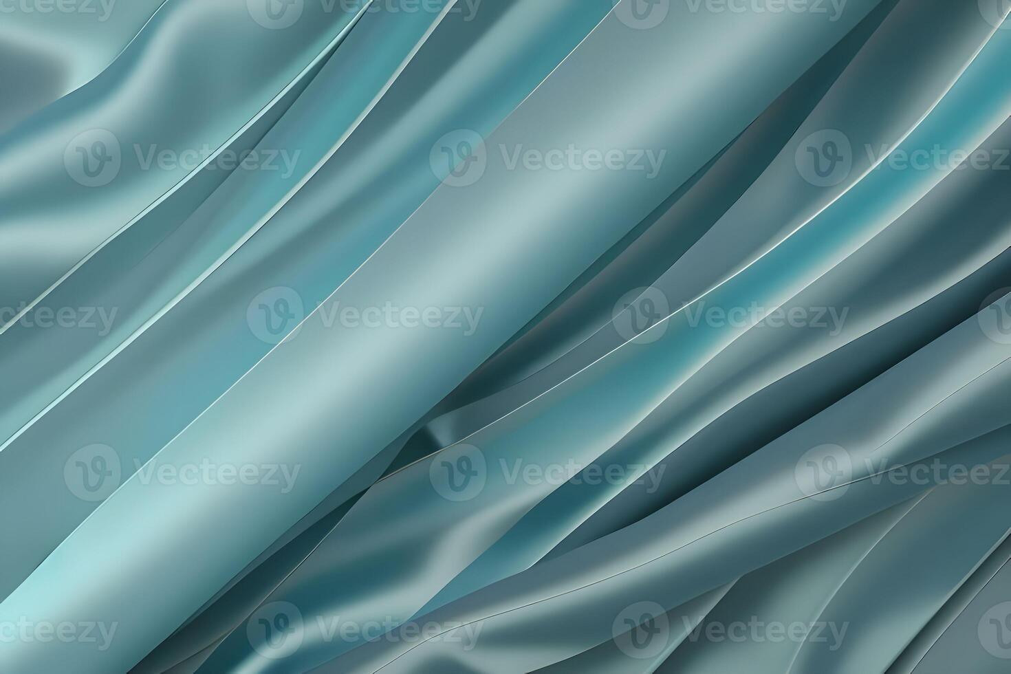 Abstract Teal Silk Drapery A Serene Visual Symphony photo