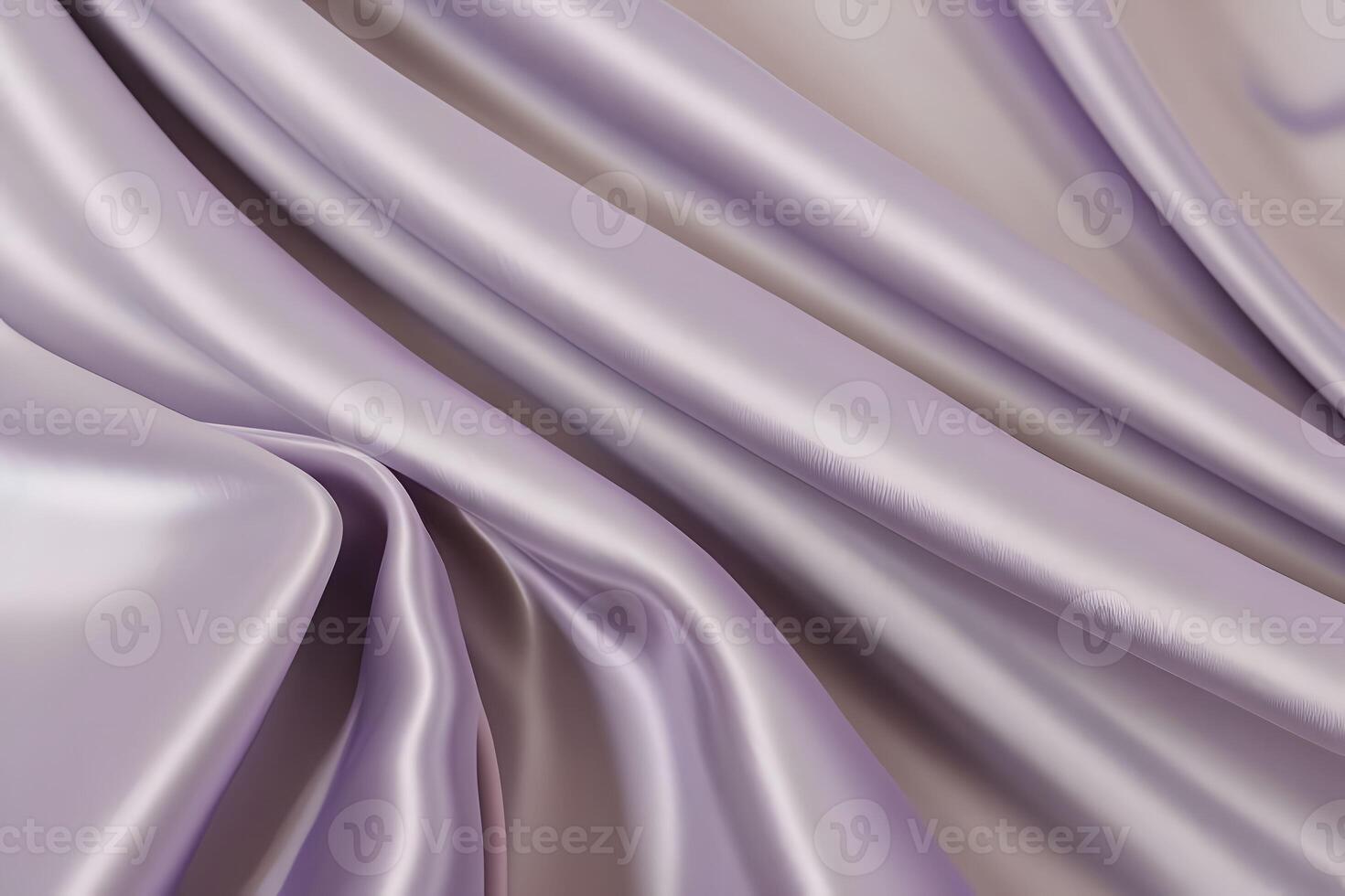 Elegant Lavender Silk Fabric Draped Texture Background photo