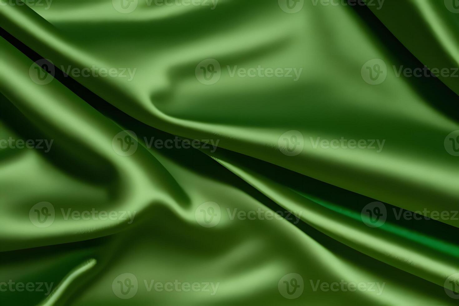Elegant Green Silk Drapery A Luxurious Texture photo