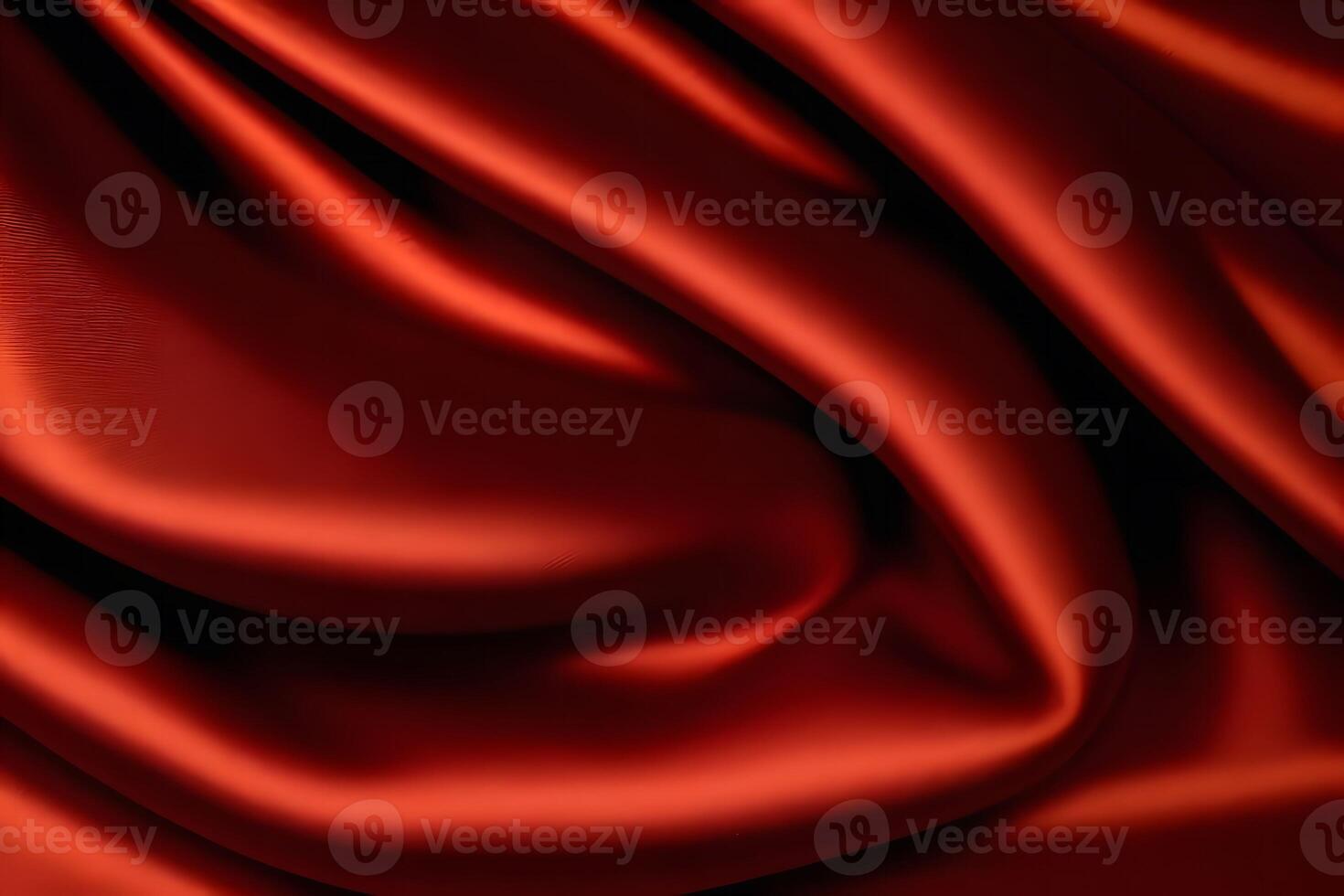 Luxurious Red Silk Fabric Texture A Deep Dive into Rich Drapes and Soft Folds photo