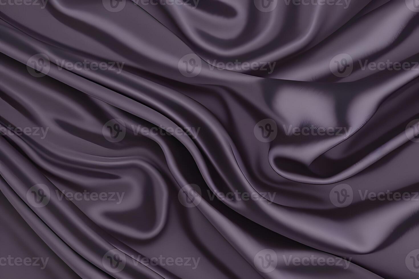 Draped Purple Silk Fabric Texture Abstract Background of Smooth, Luxurious Material with Elegant Waves and Soft, Shiny Surface photo