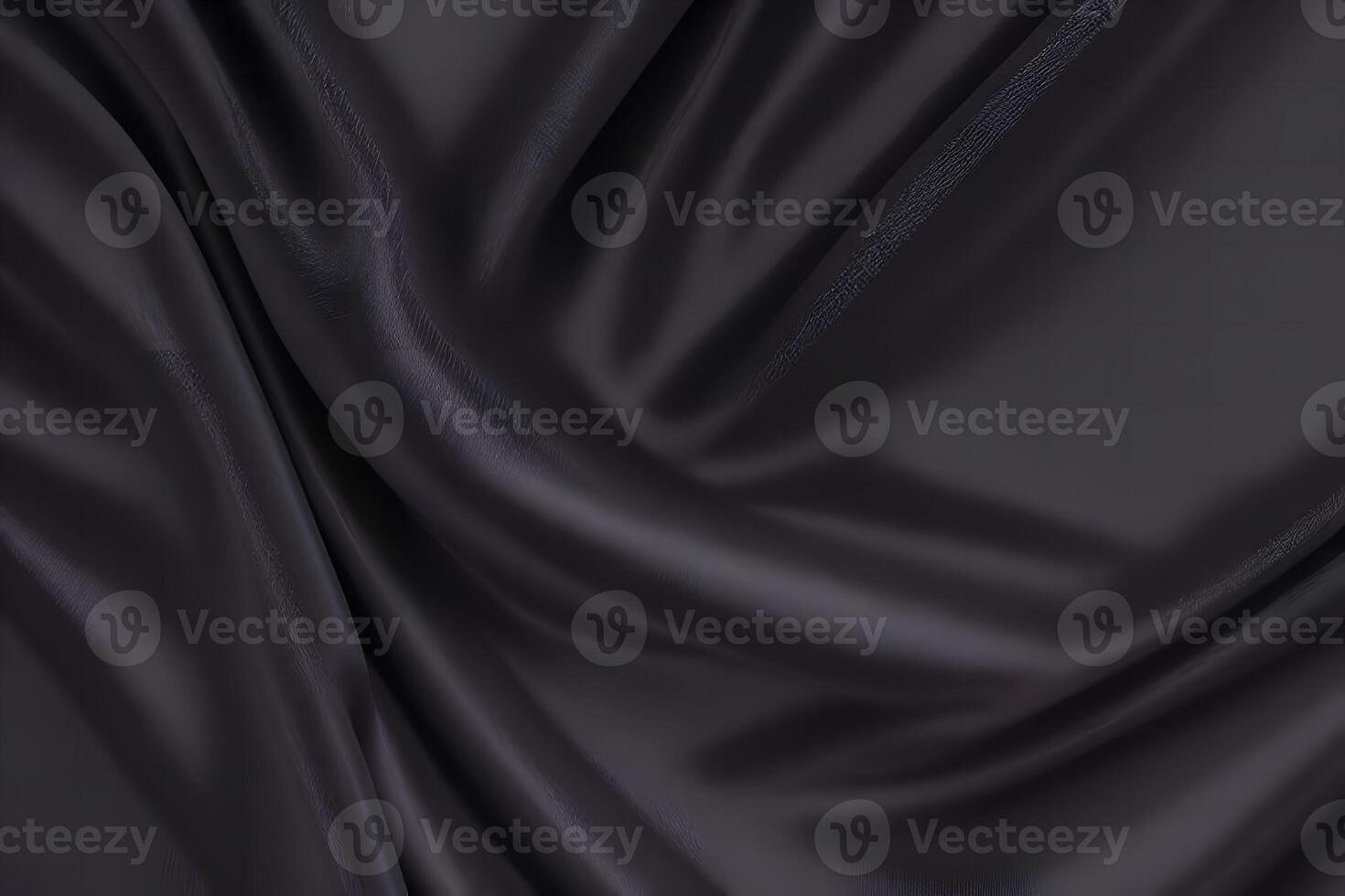 Elegant Draped Dark Fabric A Study in Texture and Shadow photo