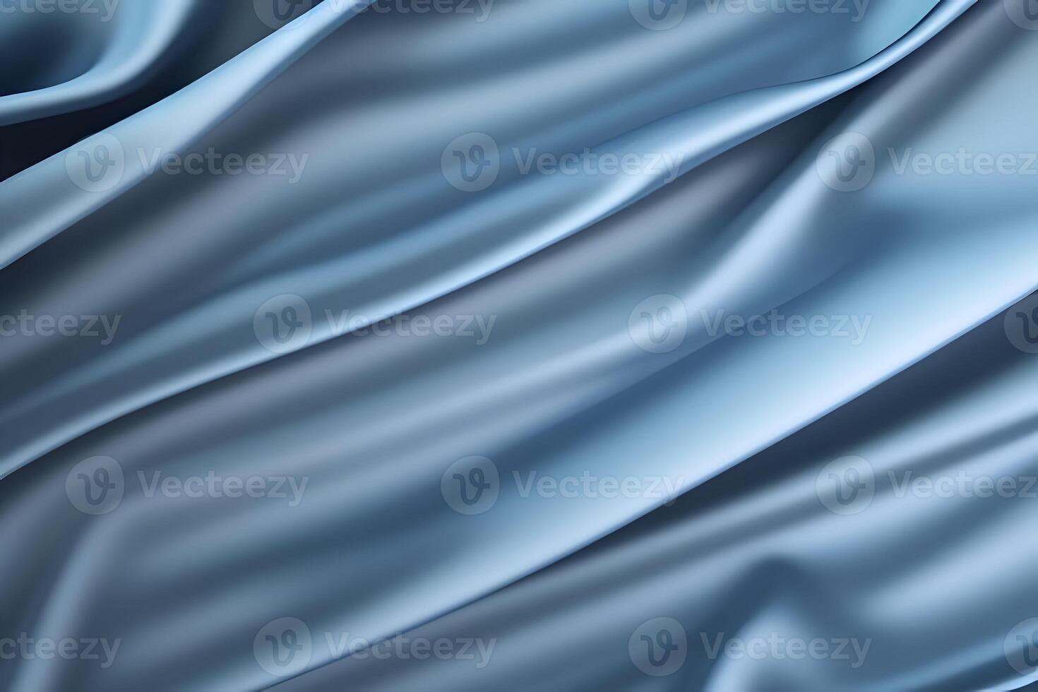 Abstract Blue Silk Drapery A Luxurious Textile Background photo
