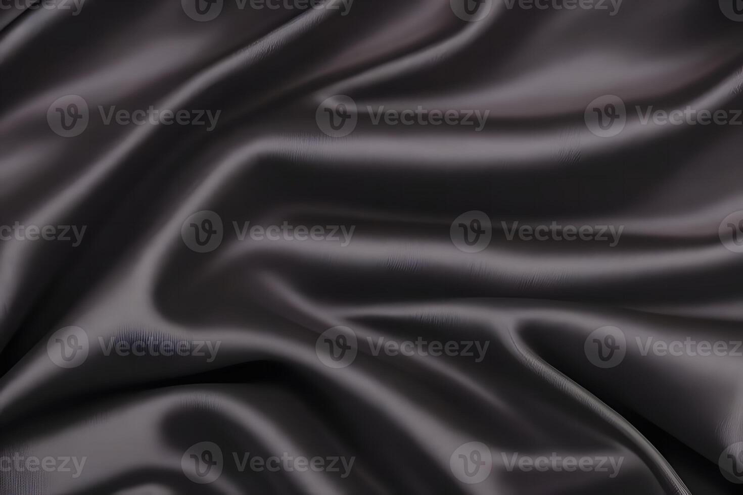 Dark Elegance Abstract Draped Satin Fabric Texture photo