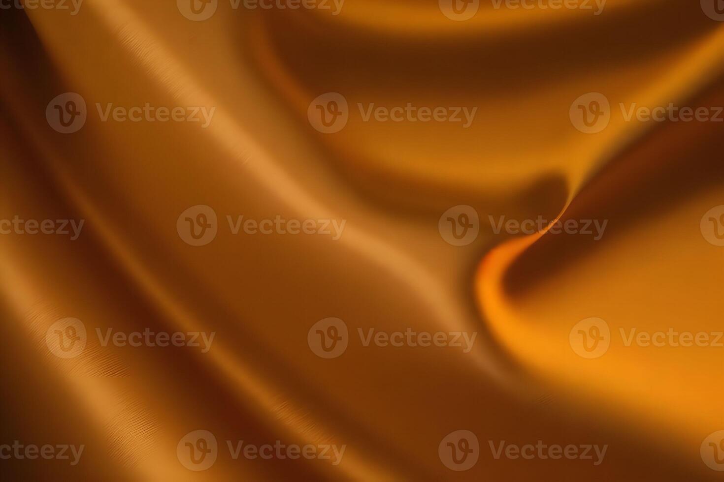 Abstract Golden Fabric Texture A Luxurious and Elegant Drape of Rich Amber Silk photo