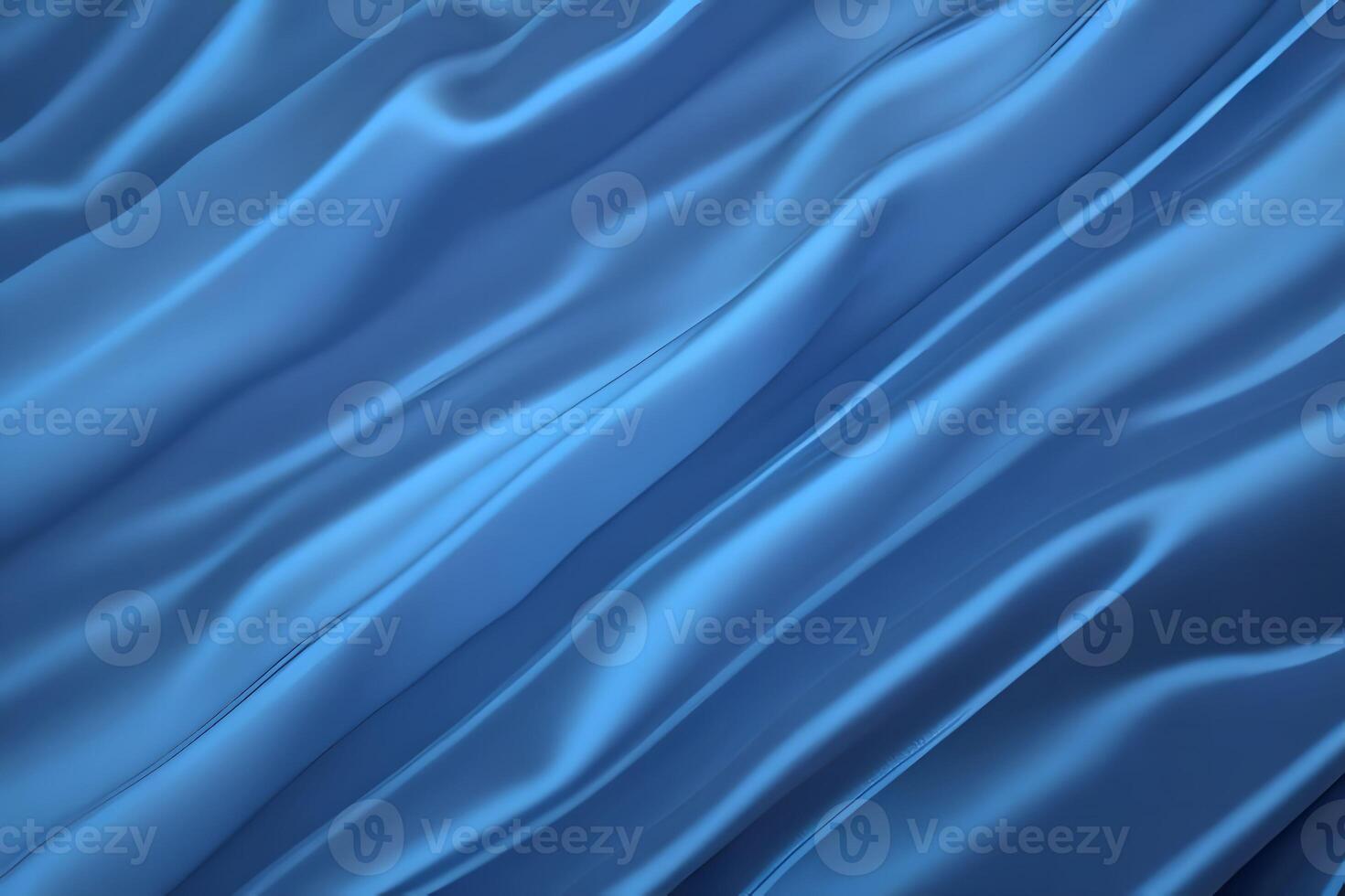 Abstract Blue Silk Drapery A Serene Study in Texture and Light photo