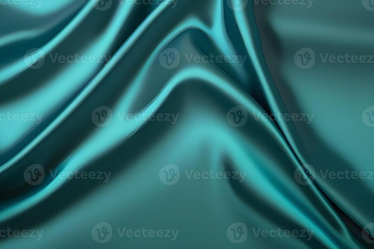 Teal Silk Drapery Abstract Background Texture photo