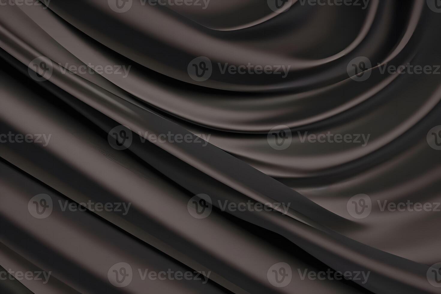 Dark Elegance Abstract Draped Fabric photo