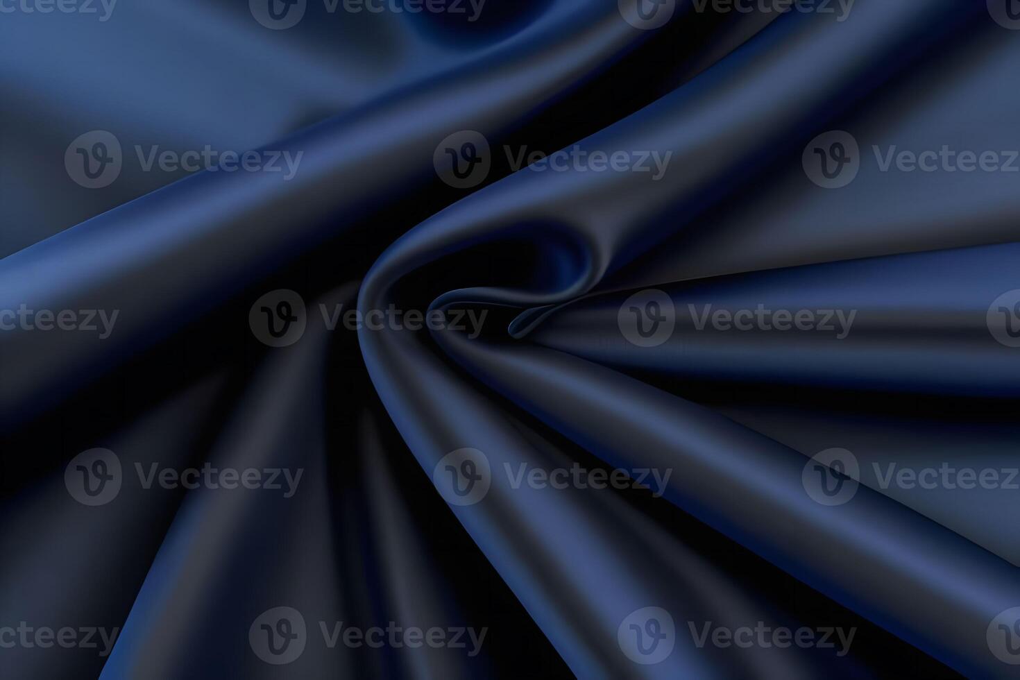 Midnight Blue Silk Drapery A Luxurious Texture photo