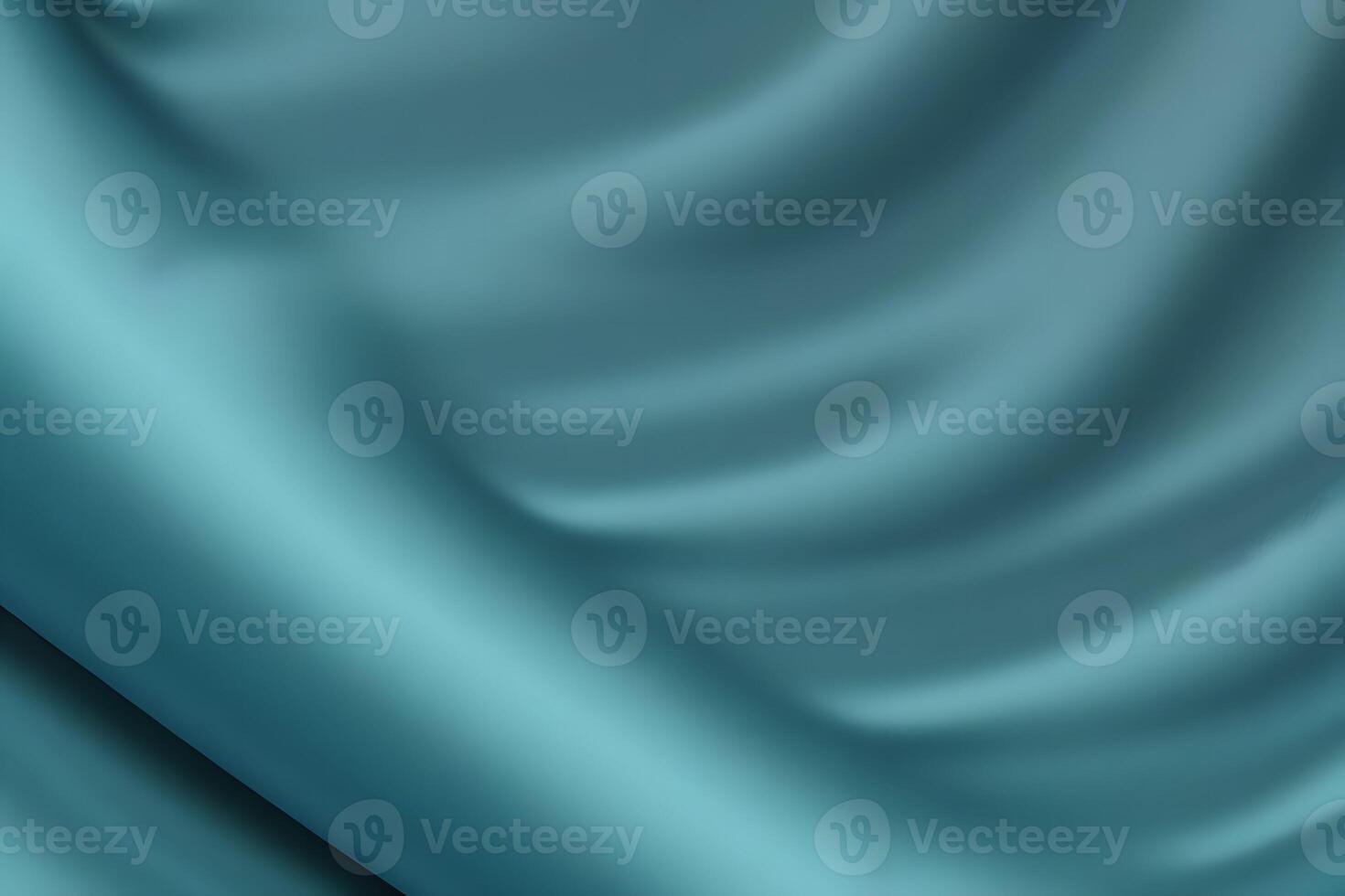 Teal Fabric Drape Abstract Texture Background photo