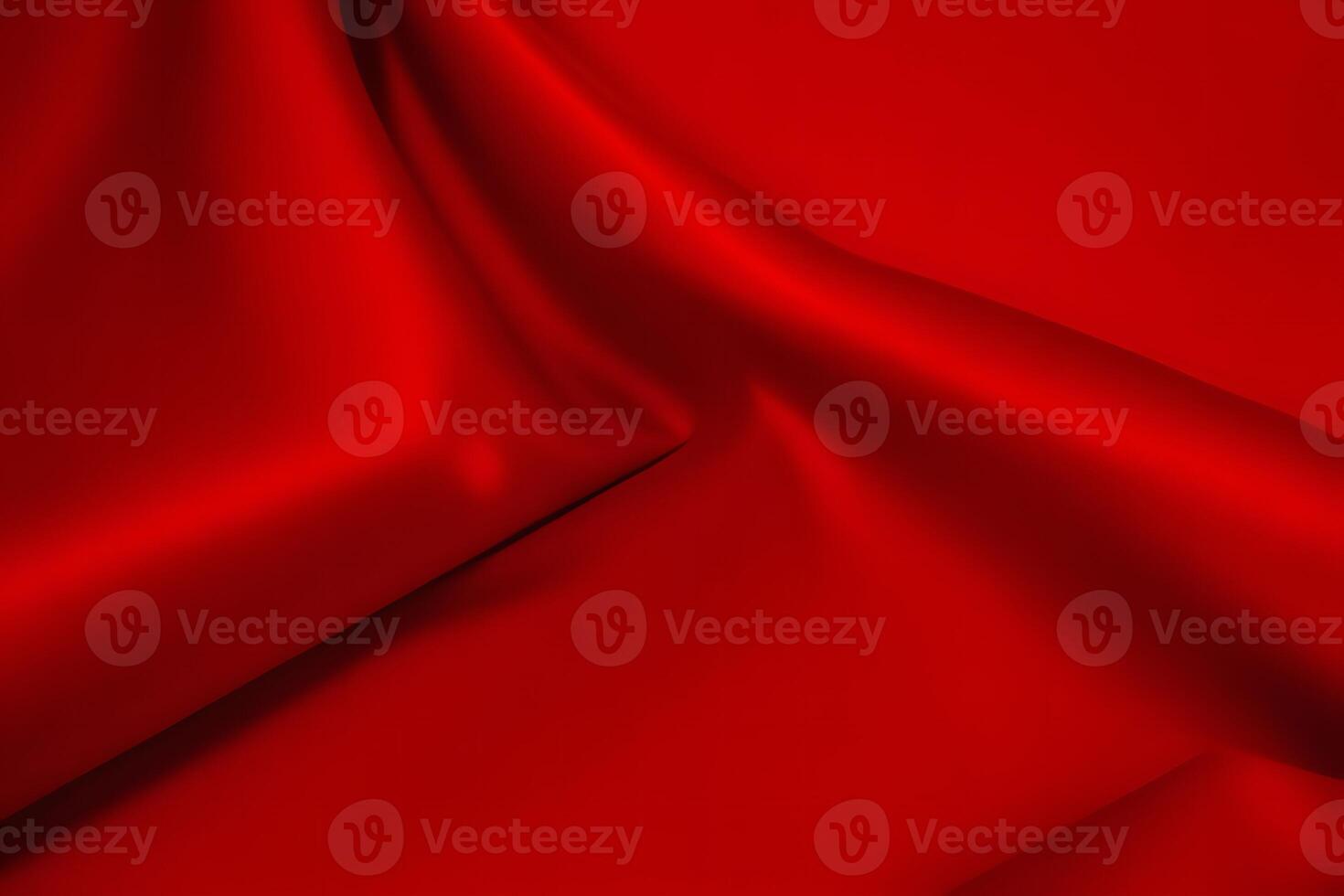 Red Silk Drapery A Study in Texture and Light photo