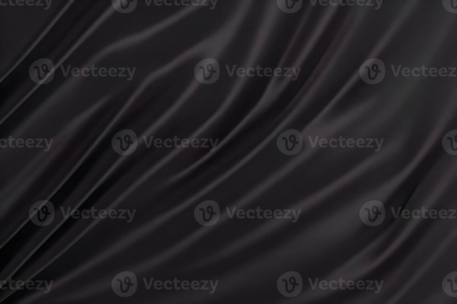 Abstract Draped Black Fabric Texture photo