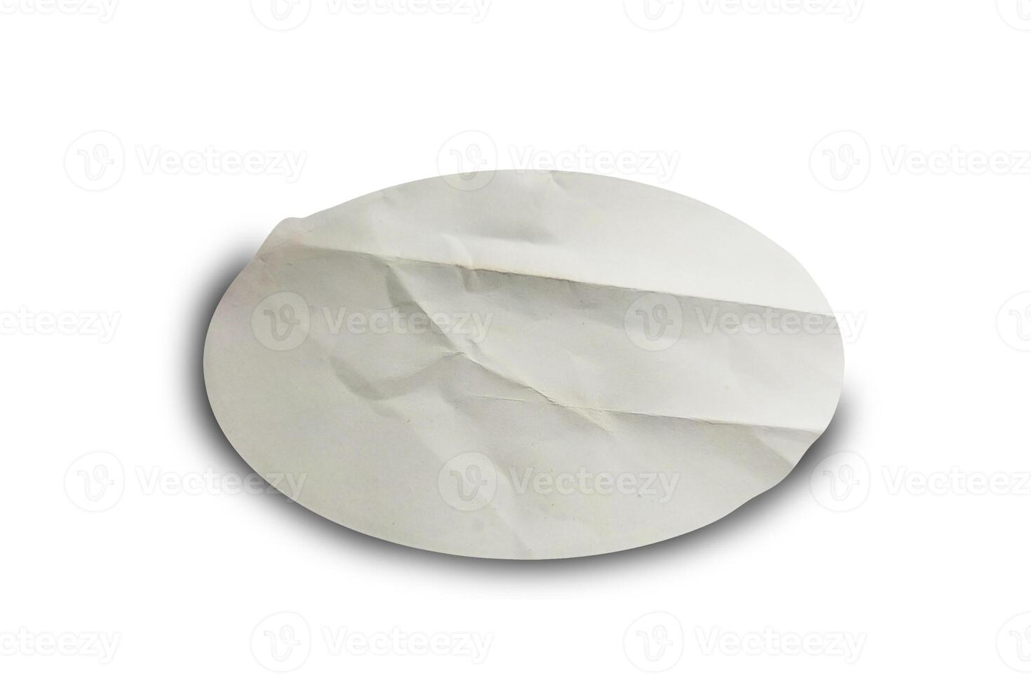 A white paper with a hole in it photo