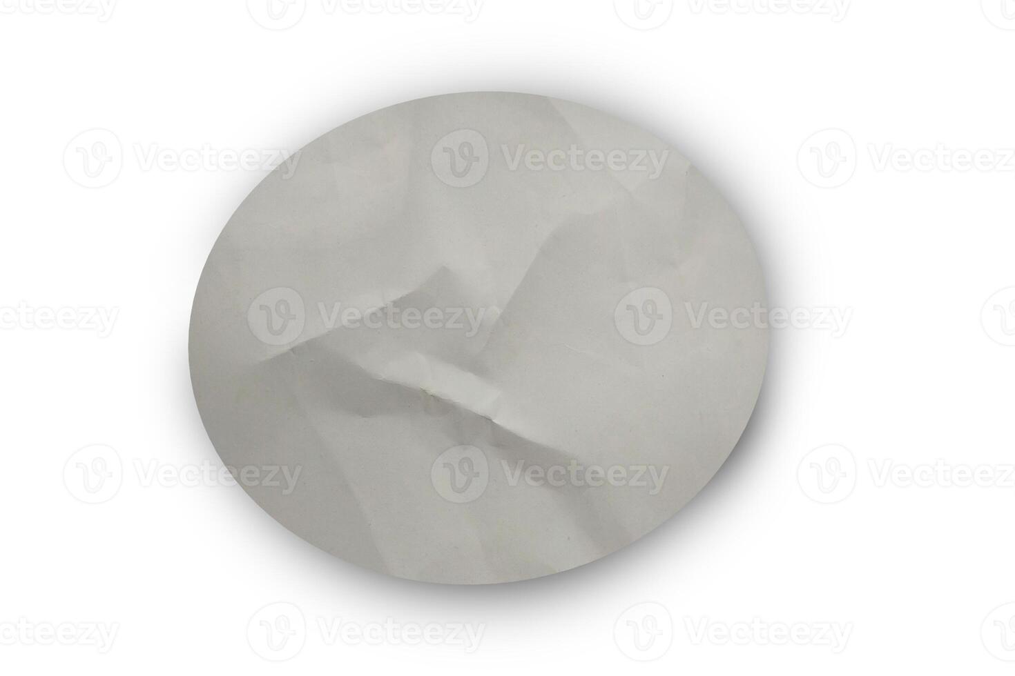A white oval with a gray background photo