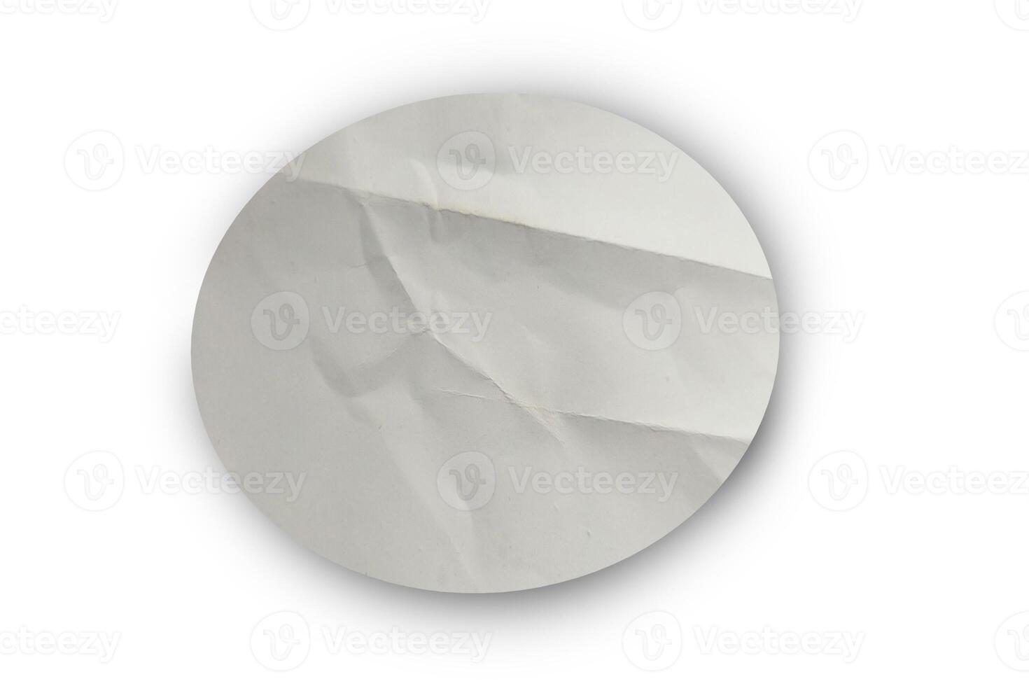 A white paper with a small hole in it photo