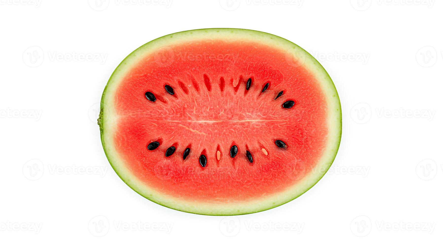 Fresh watermelon fruit isolated on white background perfect for summer, hydration, and healthy eating visuals photo