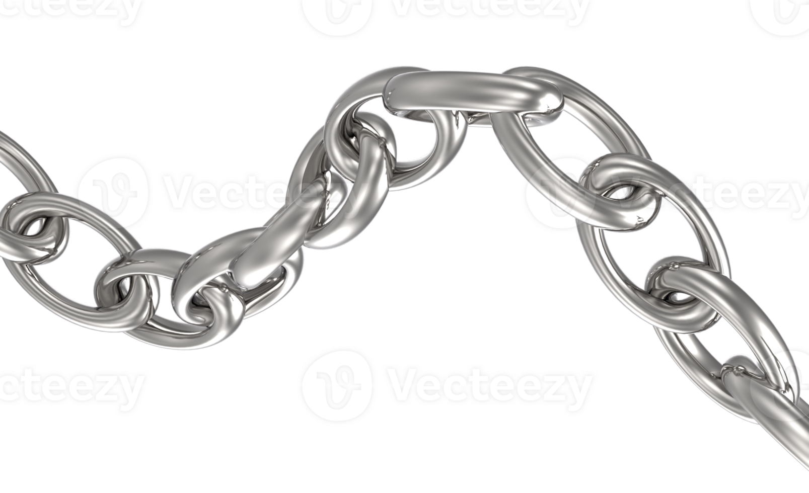 a chain link is shown on a transparent background png