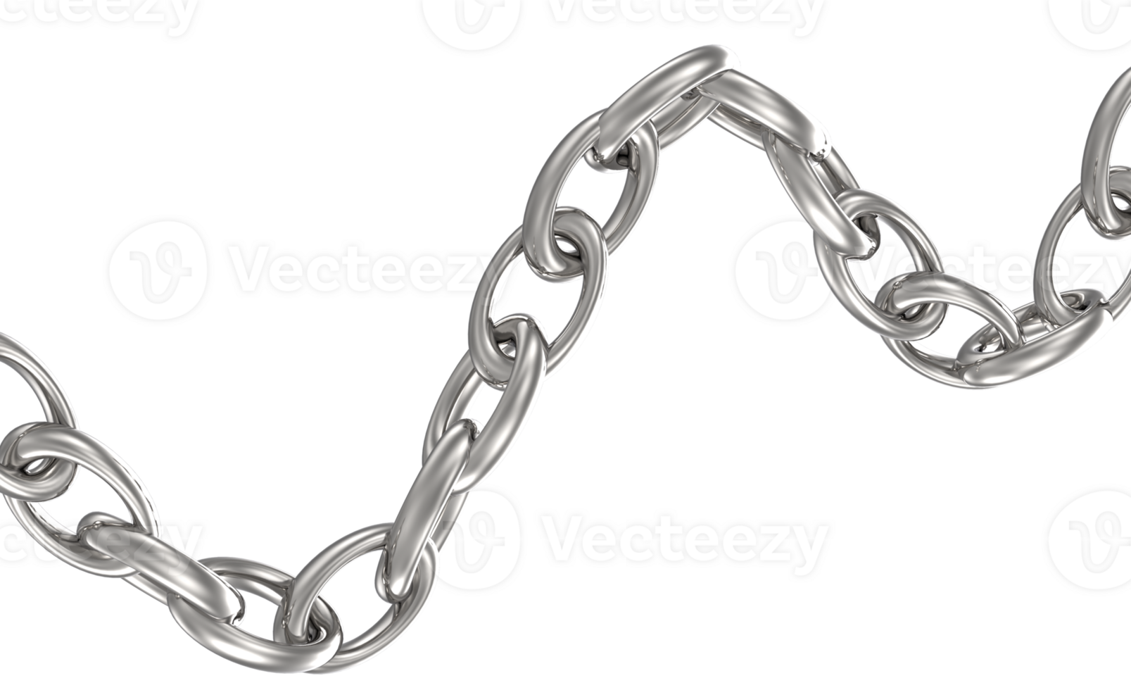 a chain with a loop on it, on a transparent background png