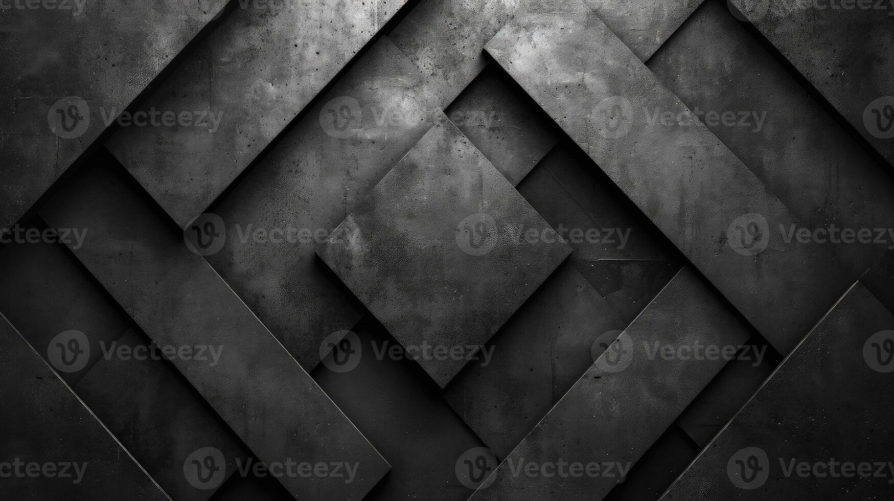 Black and white abstract background with geometric shapes photo