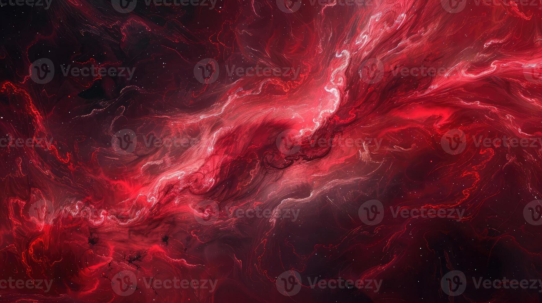 Swirls of red, smoke's intense passion. photo